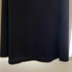 Red Coral Sleeveless Tunic with Pearl Detailing